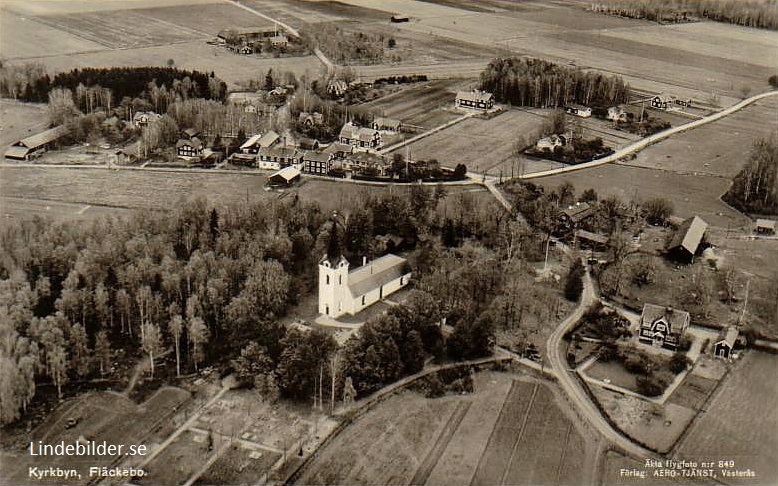 Sala, Kyrkbyn, Fläckebo