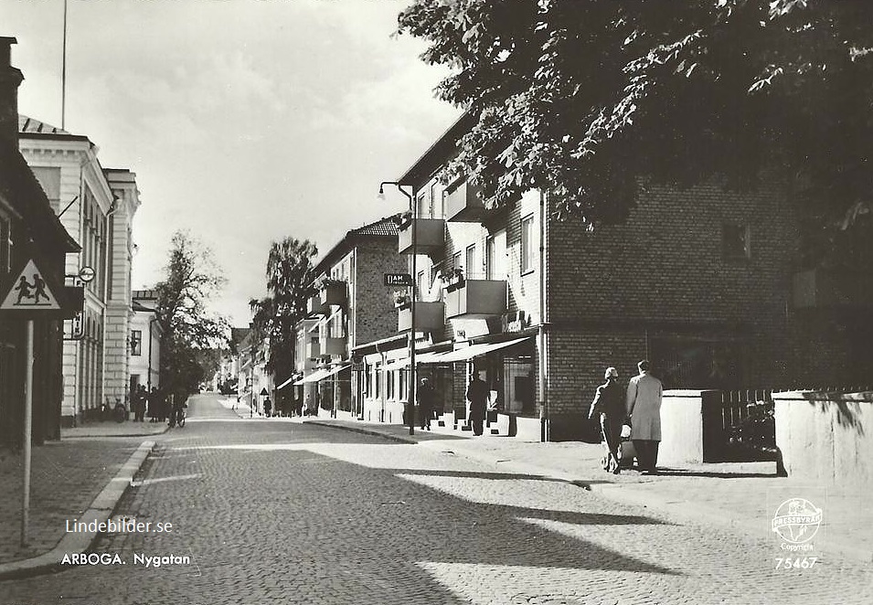 Arboga Nygatan 1958