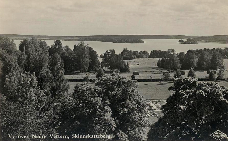 Skinnskatteberg, Vy över nedre Vettern