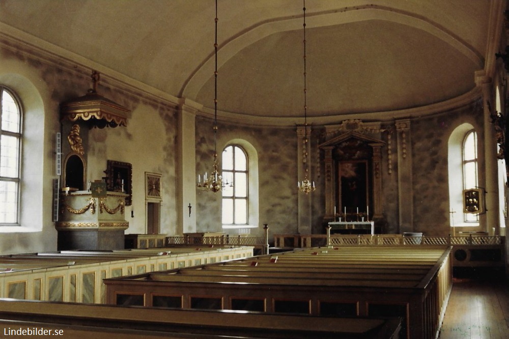 Heds Kyrka. Interiör