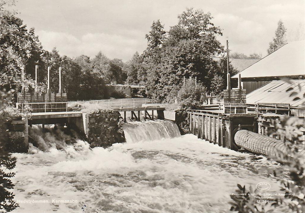 Skinnskatteberg, Riddarhyttan, Hedströmmen Karmansbo 1960