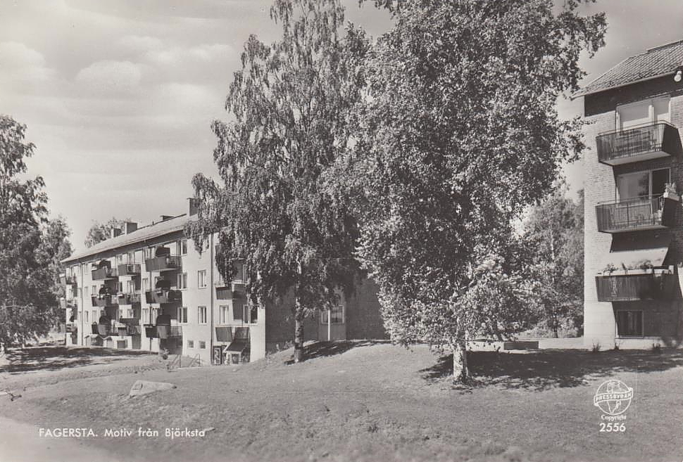 FAGERSTA, Motiv från Björksta 1954