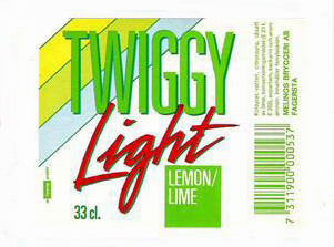 Fagersta Melings Bryggeri AB, Twiggy Light   Lemon Lime