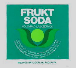 Fagersta, Melings Bryggeri AB, Fruktsoda