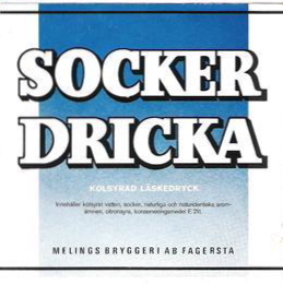 Fagersta, Melings Bryggeri AB, Sockerdricka