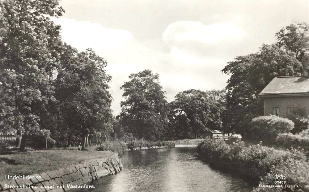 Strömsholms kanal vid Västanfors