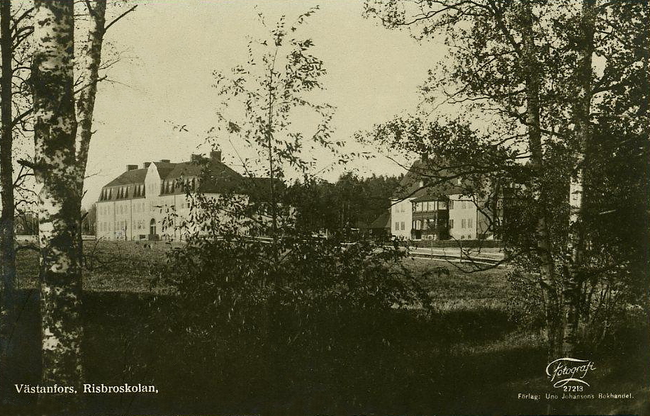 Fagersta, Västanfors, Risbroskolan 1926