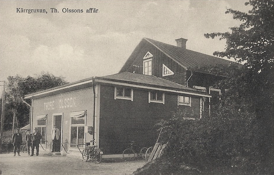 Norberg, Kärrgruvan, TH Olssons Affär 1919