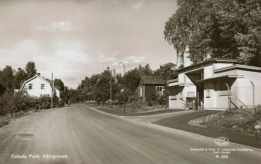 Norberg, Kärrgruvan, Folkets Park 1951