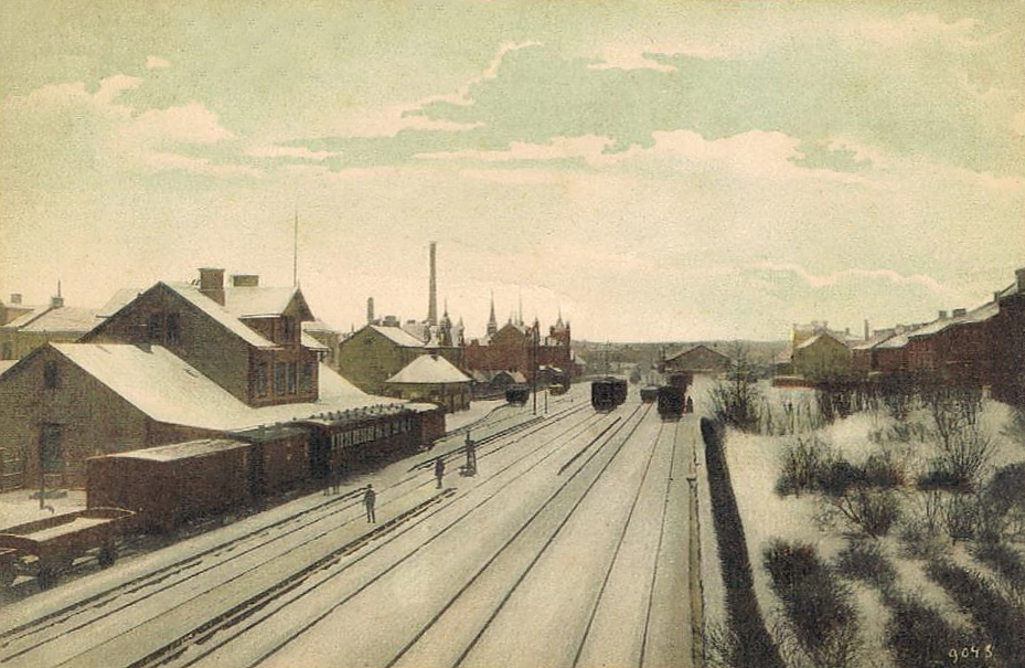 Eskilstuna Järnvägsstationen 1913