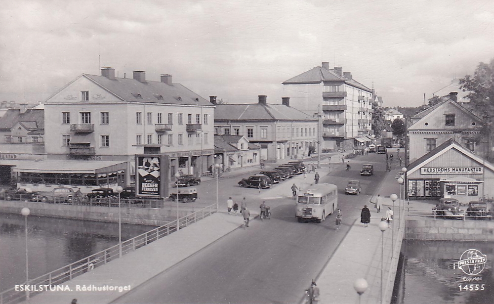 Eskilstuna Rådhustorget 1954