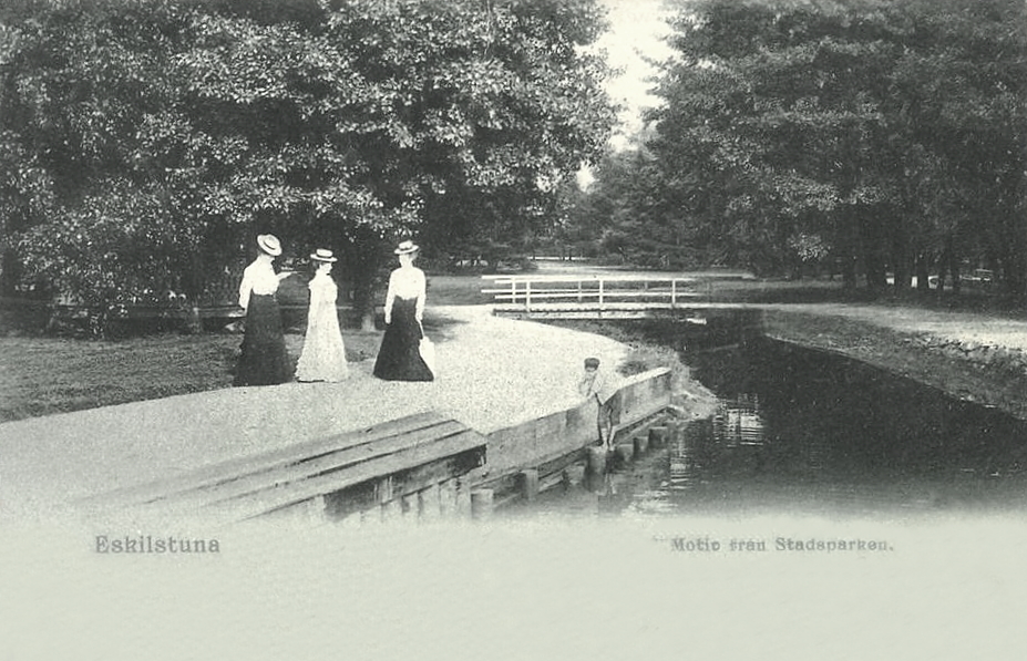 Eskilstuna, Motiv från Stadsparken 1907