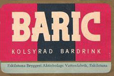 Eskilstuna Bryggeri AB, Baric Kolsyrad Bardrink