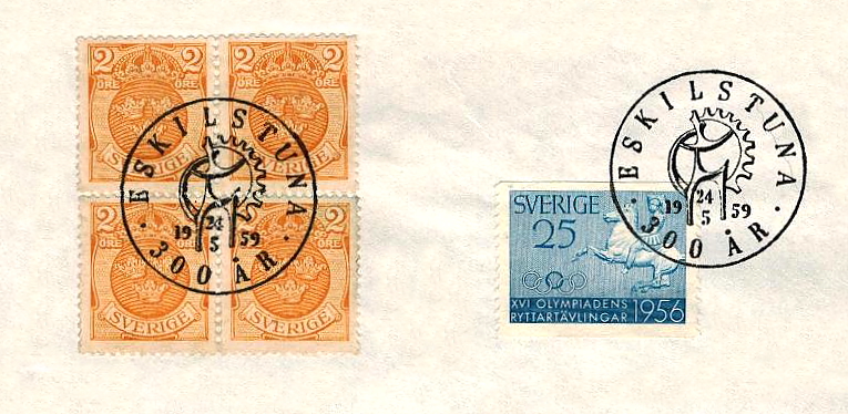 Eskilstuna Frimärke 24/5 1959