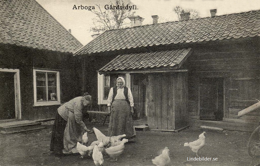 Arboga Gårdsidyll 1911