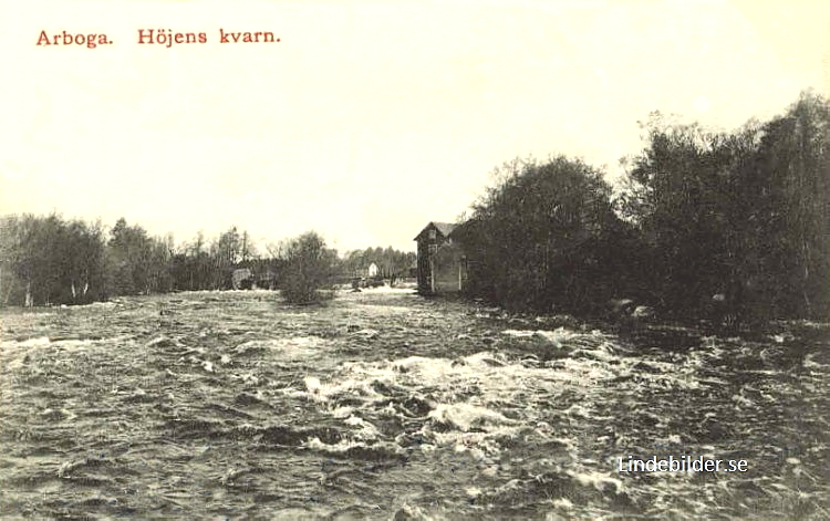 Arboga Höjens kvarn 1906