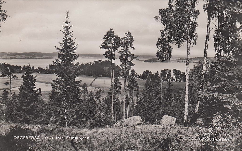 Degerfors, Utsikt från Ramshöjden  1936