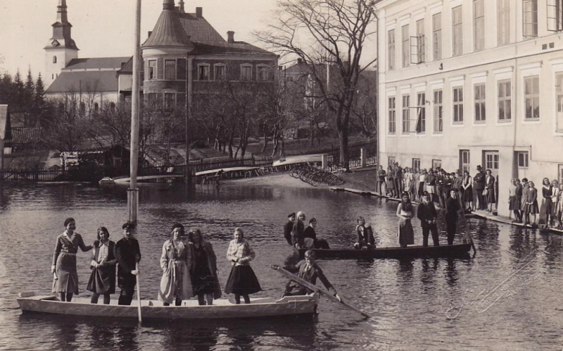 Lindesberg Strandskolan översvämmning