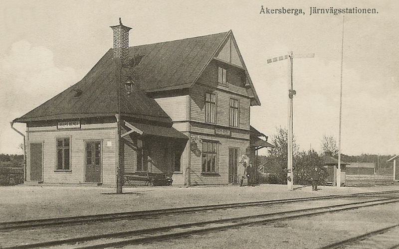 Österåker, Åkersberga Järnvägsstation