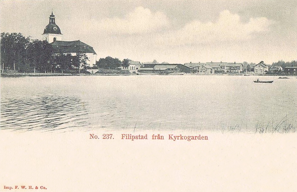 Filipstad från Kyrkogården