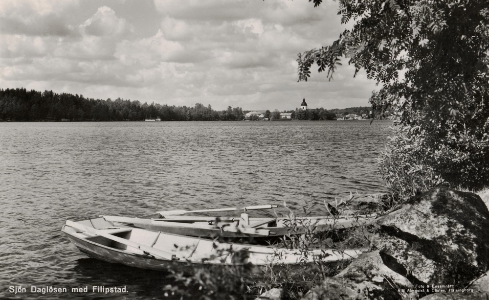 Sjön Daglösen med Filipstad