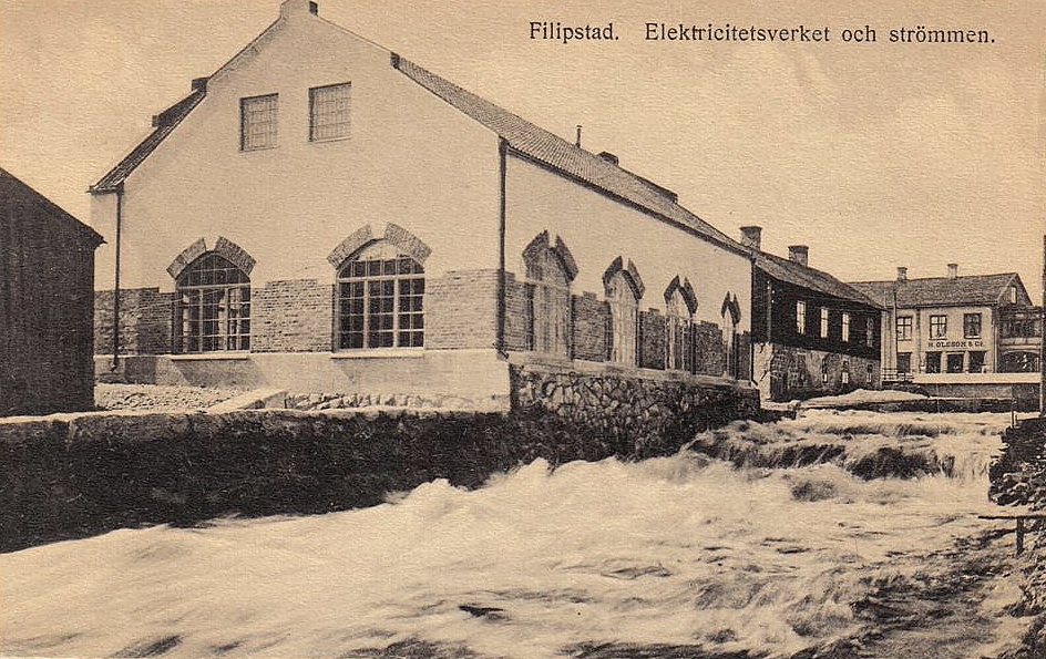 Filipstad, Electricitetsverket och Strömmen