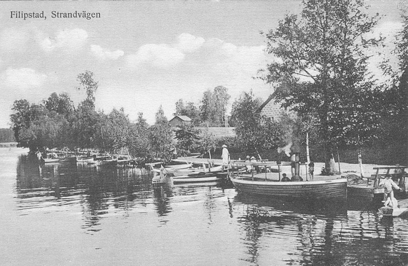 Filipstad Strandvägen 1918