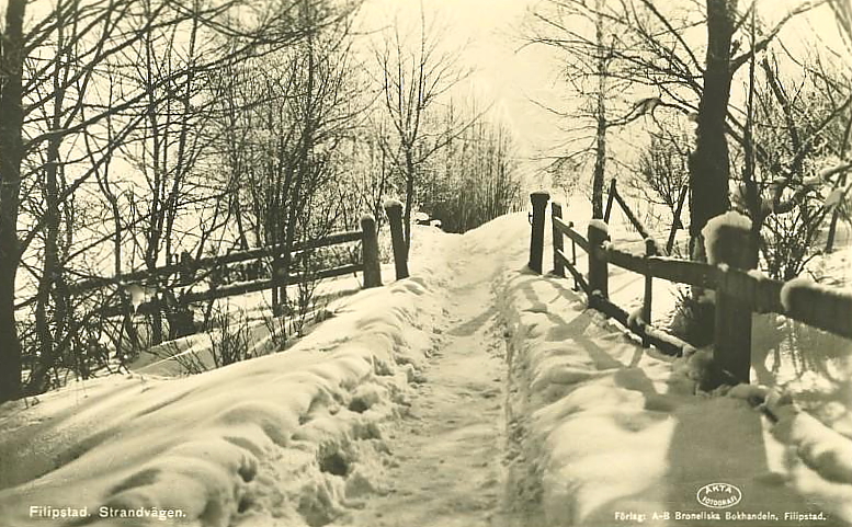 Filipstad Strandvägen 1940