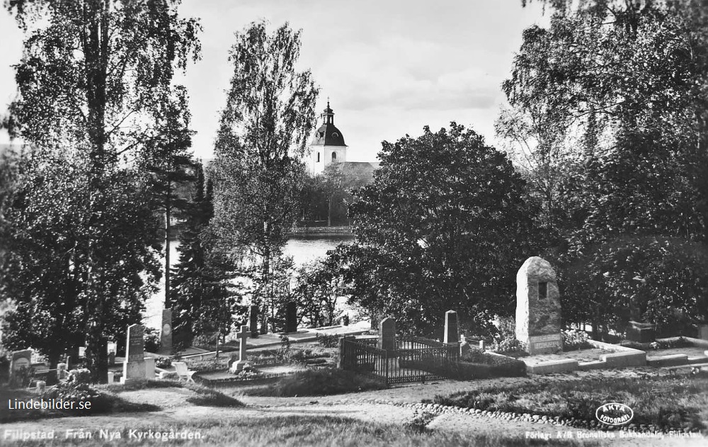 Filipstad. Från nya kyrkogården