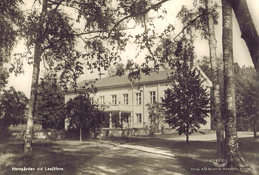 Filipstad, Herrgården vid Lesjöfors