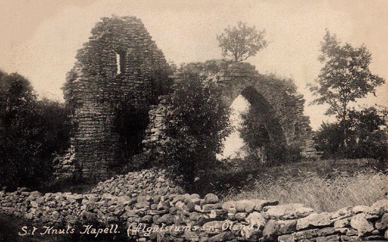 Öland. St Knuts Kapell, Algutsrum 1914