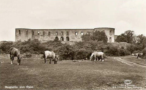 Öland, Borgholm Slottsruin