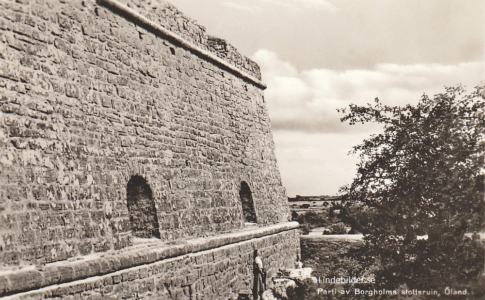 Öland, Parti av Borgholms Slottsruin