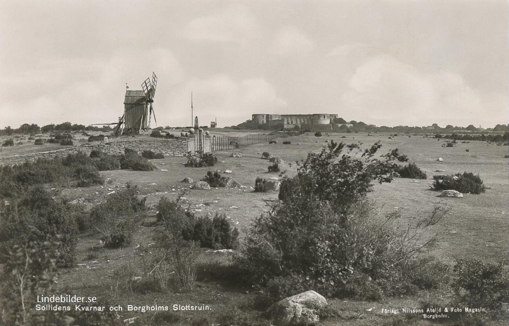 Sollidens Kvarnar och Borgholms Slottsruin