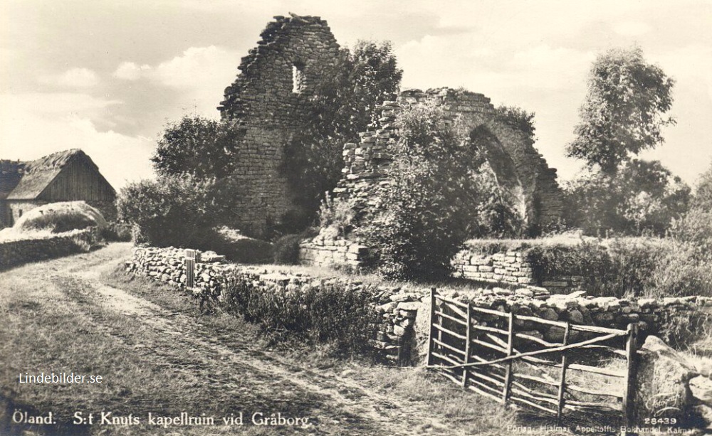 Öland, St Knuts Kapellruin vid Gråborg