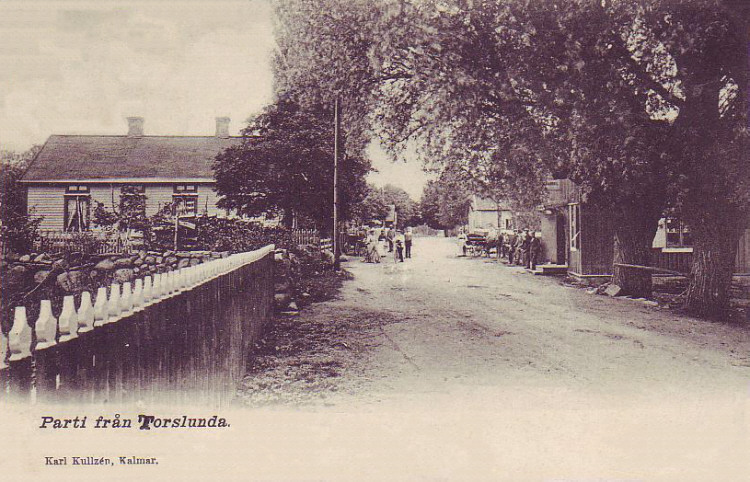 Öland,  Parti från Torslunda 1909