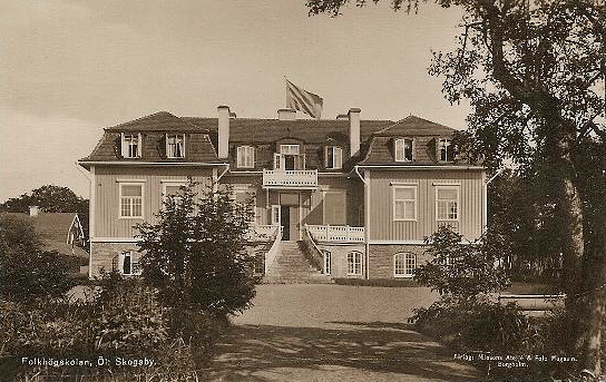 Öland, Folkhögskolan, Östra Skogsby 1946