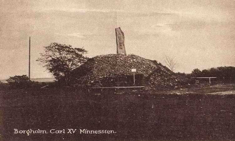 Öland, Borgholm Carl XV Minnessten ST Häradsbäck 1927