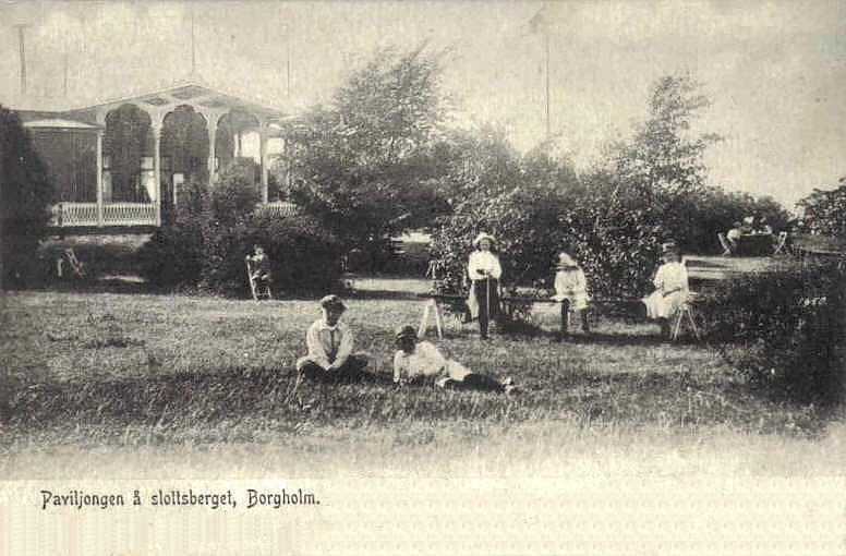 Öland, Borgholm Paviljongen å Slottsberget