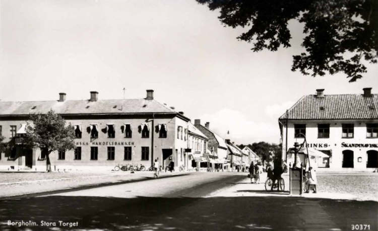 Öland, Borgholm Stora Torget