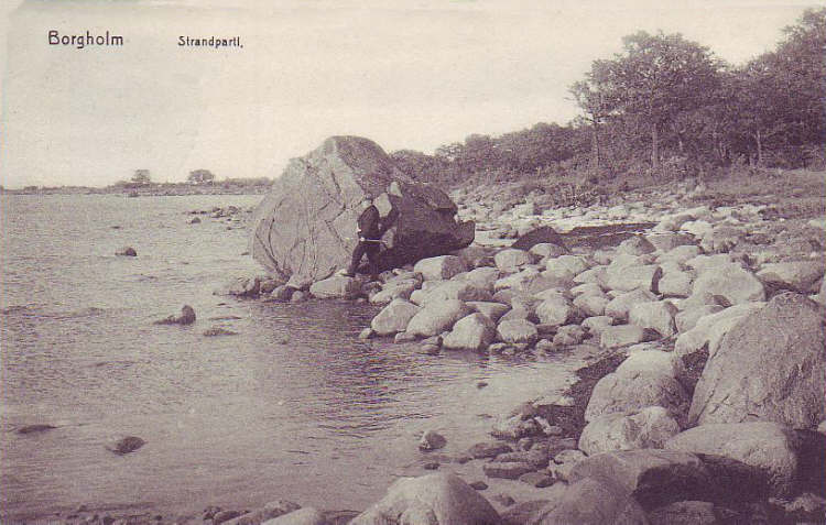 Öland, Borgholm Strandparti 1913