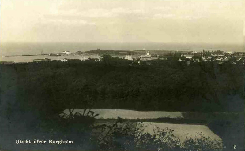 Öland, Utsikt öfver Borgholm