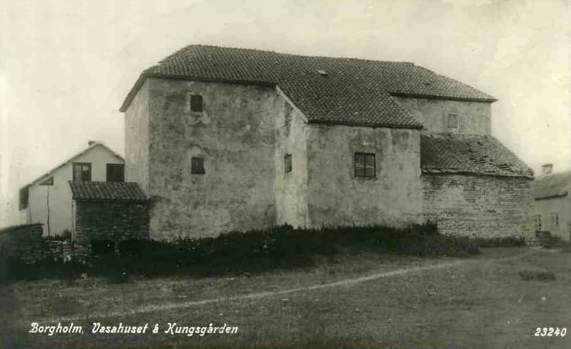 Öland, Borgholm Vasahuset å Kungsgården 1927