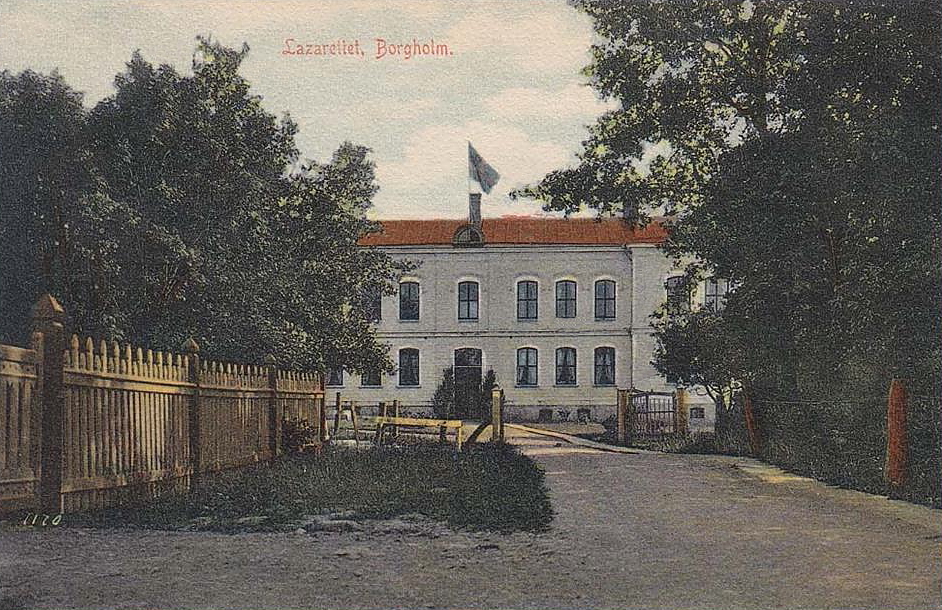 Öland, Lazarettet. Borgholm 1907