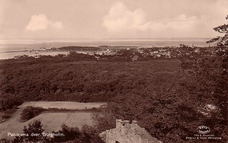 Öland, Panorama över Borgholm