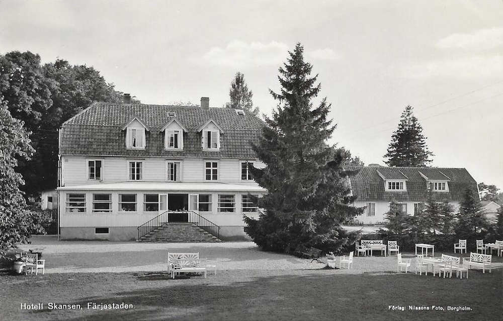 Öland, Färjestaden, Hotell Skansen 1950