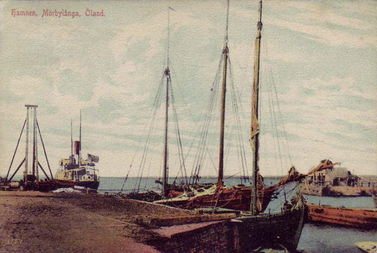 Öland, Mörbylånga Hamnen 1909