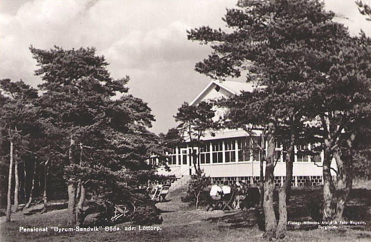 Öland, Löttorp Pensionat Byrum Sandvik Böda