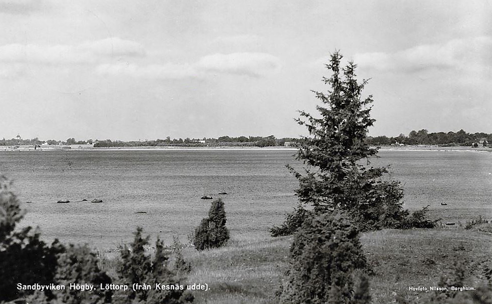 Öland, Sandbyviken Högby, Löttorp, Från Kesnäs Udde