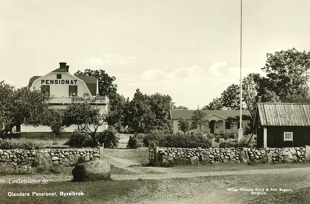 Öland, Olanders Pensionat, Byxelkrok 1940